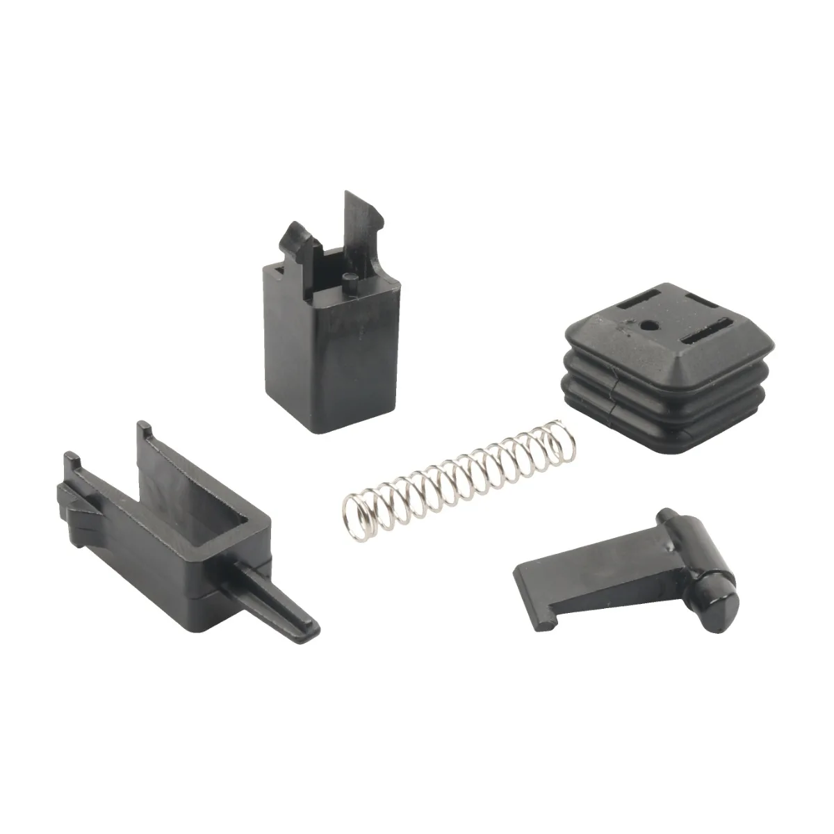 For Broken Fuel Flap Black Fuel Filler Flap Lock Fuel Tank Cap Lock Non-deformation Design PP Plastic Construction