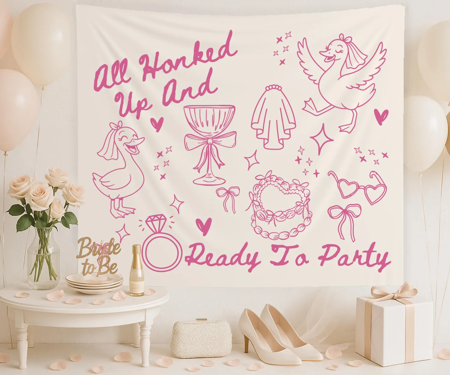 

Silly Goose Декор для девичника Девушки Gone Silly Goose Гобелен Silly Goose Гобелен для девичника Silly Goose Banner