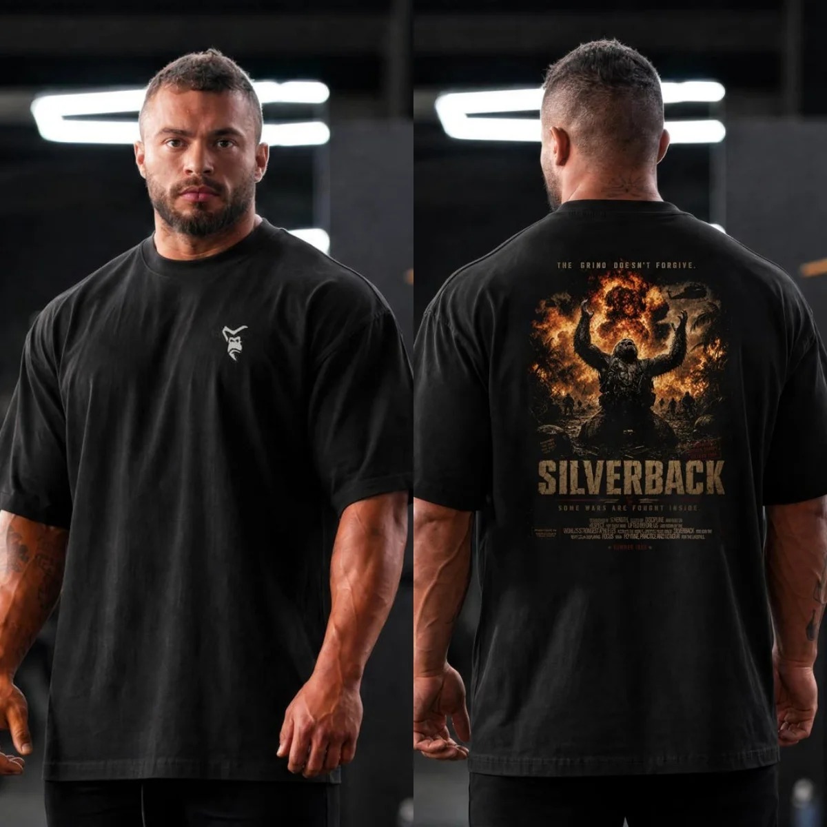Y2k Built in The Shadows T-Shirt GYM Graphic Cotton Tee Printing High-end Luxury Unisex Style Both of Men and Women