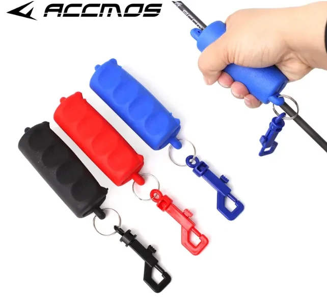 Extractor de flecha y arco de tiro con arco, herramienta de accesorios de goma para exteriores, Gel de sílice para tiro con arco, llavero, 1 unidad