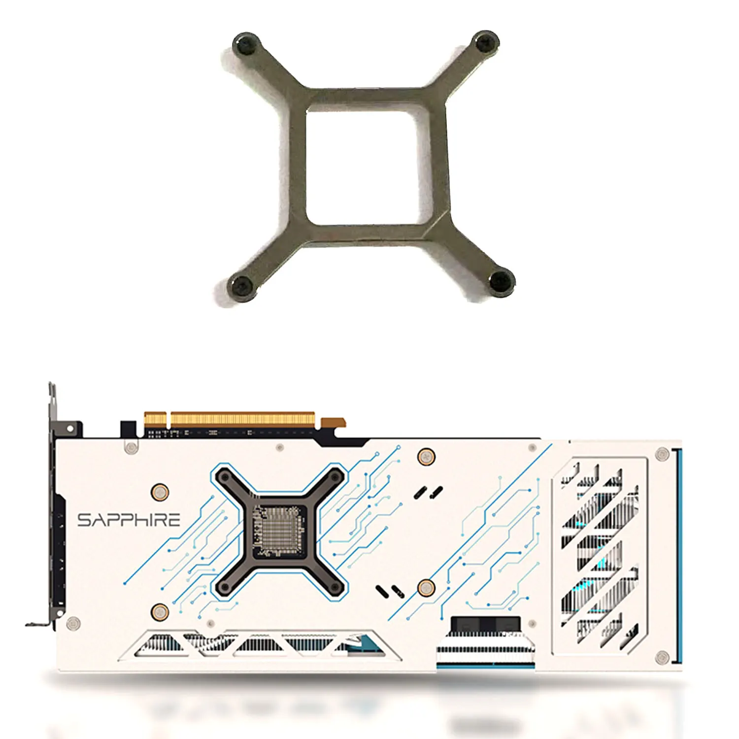 Graphics card replacement accessories bracket for Sapphire RX 6750 GRE 12G D6 Aurora graphics card