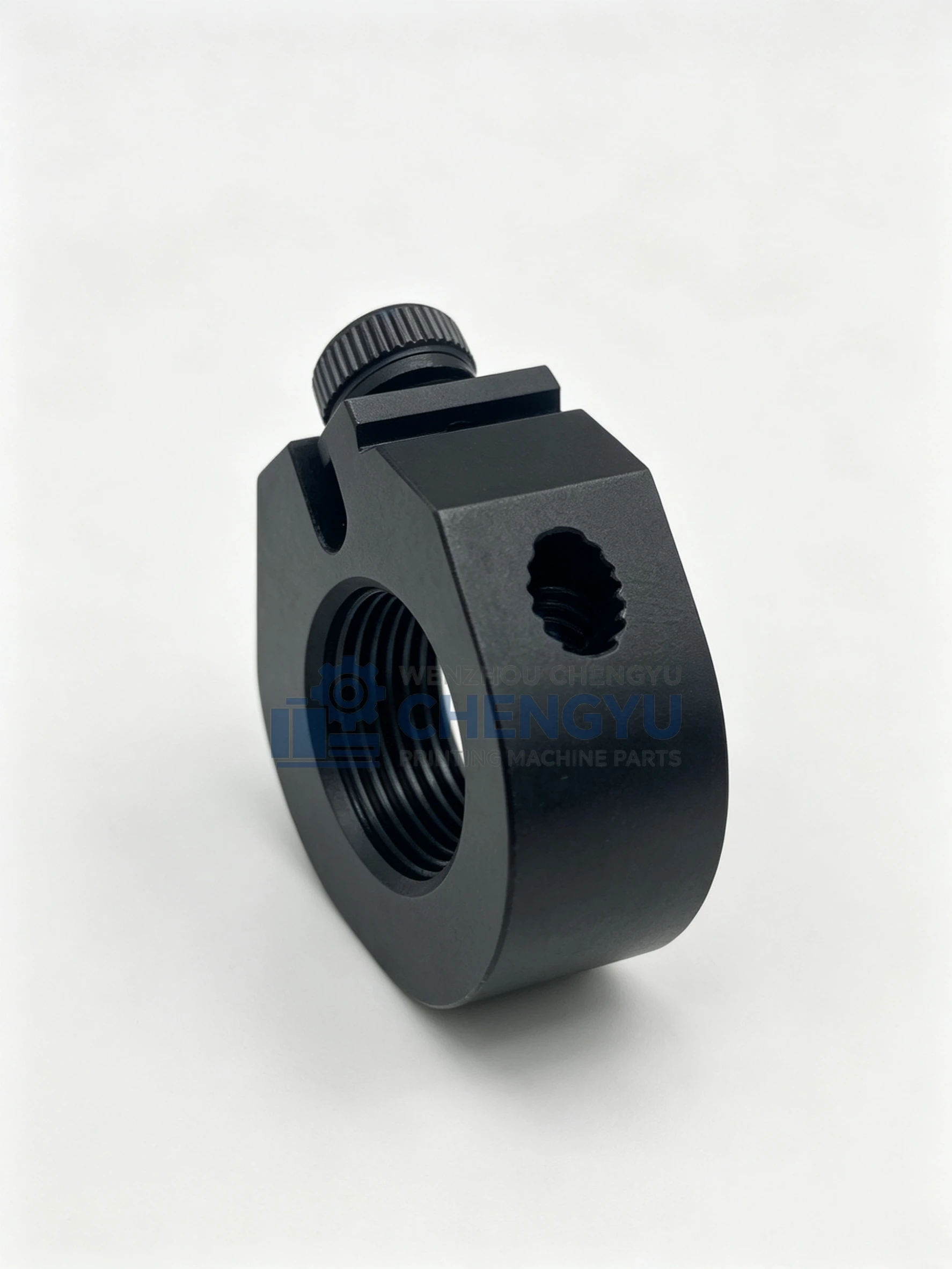 Roland 700 Plate Clamp Locating Seat with Shaft, Plate Tail Pressing Shaft Locating Base, R700 Plum Blossom Head with Shaft Loca