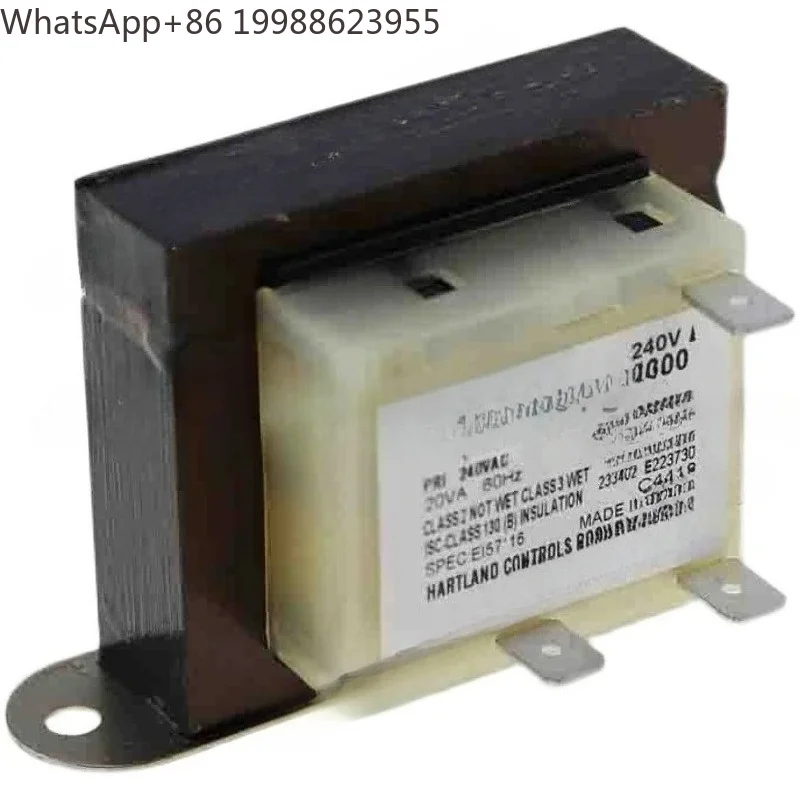 Transformer hct-02C0BB01300 20VA input 240VAC output 24VAC UL certification