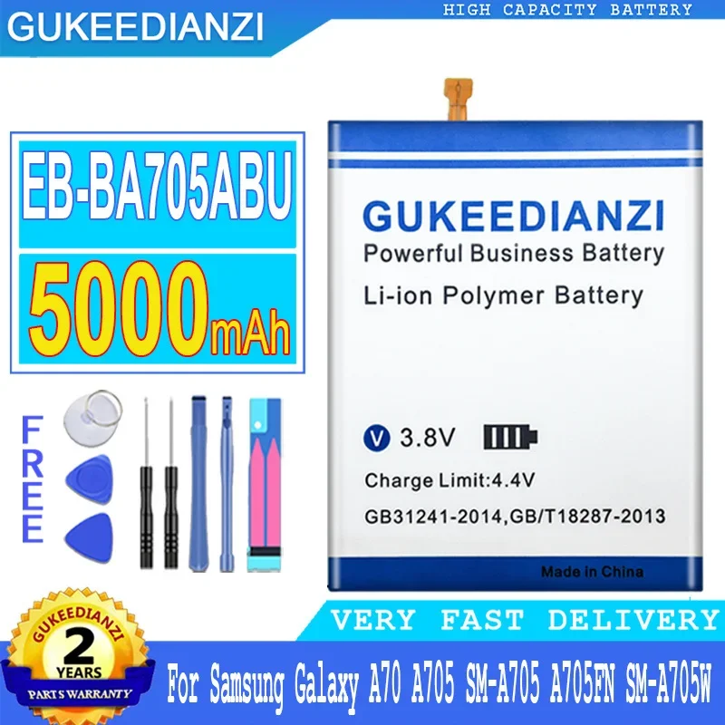

Аккумуляторная батарея большой емкости 5000 мАч для SAMSUNG Galaxy A70 A705