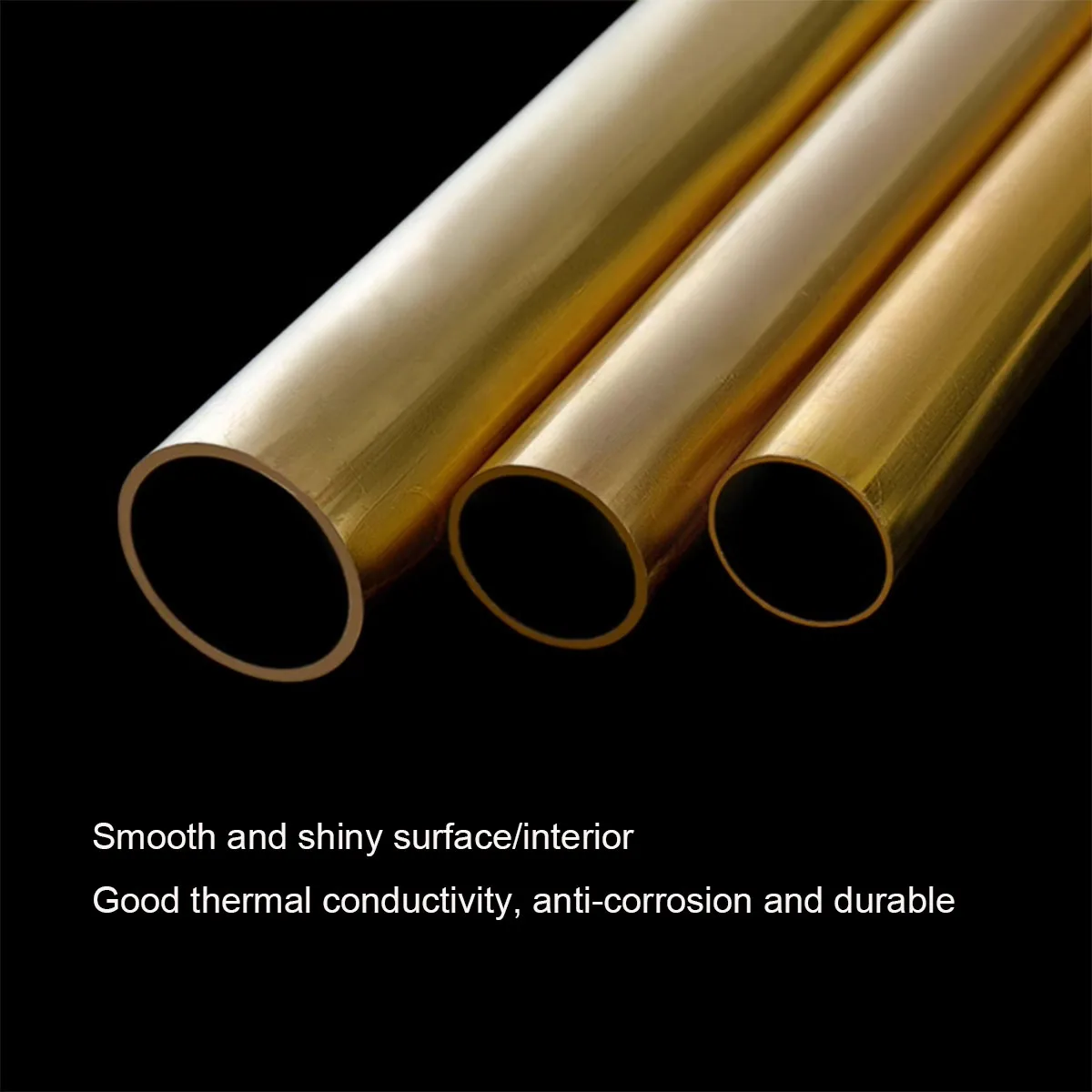 H65/H62 Brass Hollow Round Tube Thin-Walled Thick Walled Capillary Thermal Conductive Copper Sleeve Length 200M