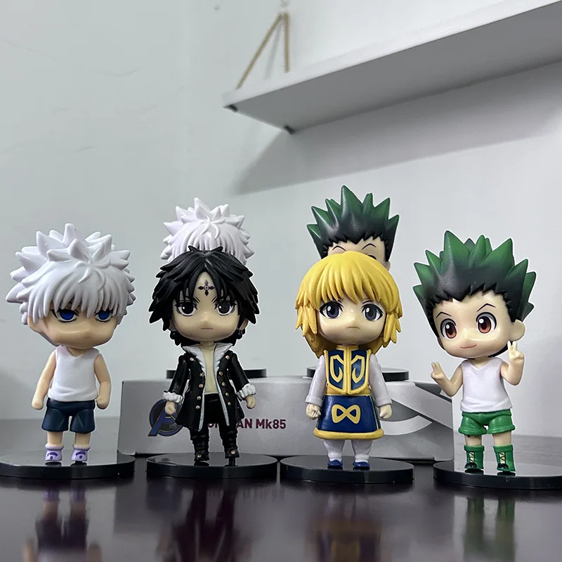 Hunter x Hunter Action Figure Toys PVC Cartoon Jay Flix Hisoka Kurapika Model Animation Doll Toys Kid Gift Random 1Pc