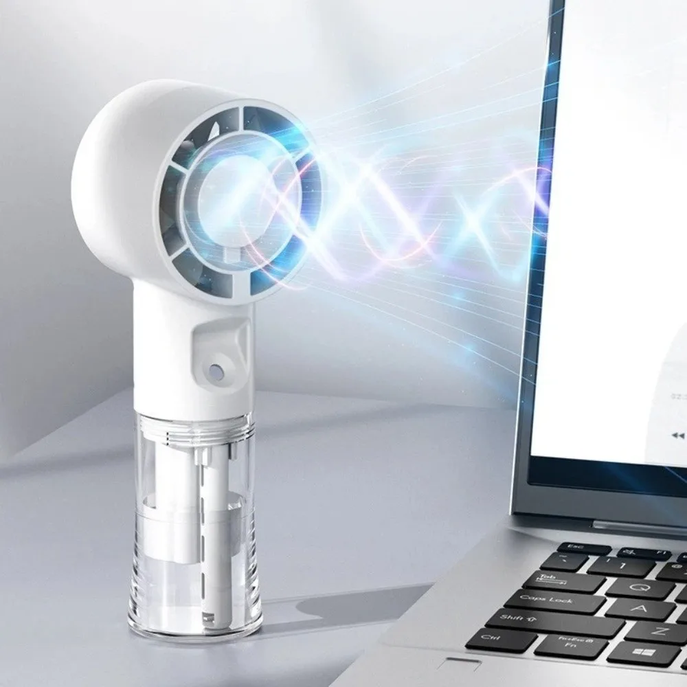 Portable USB Rechargeable Mini Humidifier Spray Fan Cooling Tools with Humidifier Handheld Water Mist Fan Hand Fans Summer