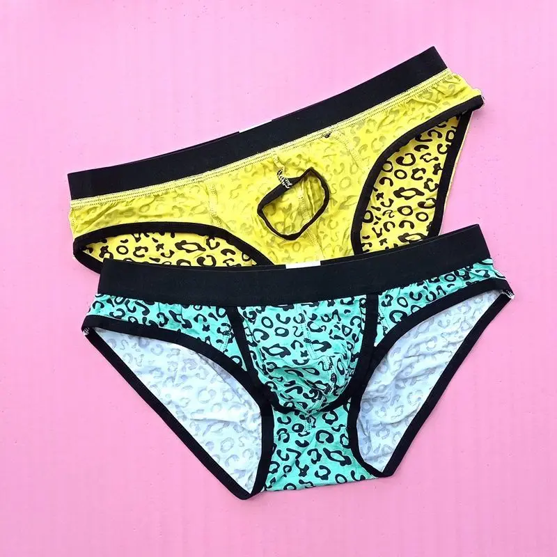 U Convex Boxer Sissy Panties Gay Underpants Big Pouch Boxershorts Penile Hole Briefs Male Large Bag Underwear Men Pantaion Thong