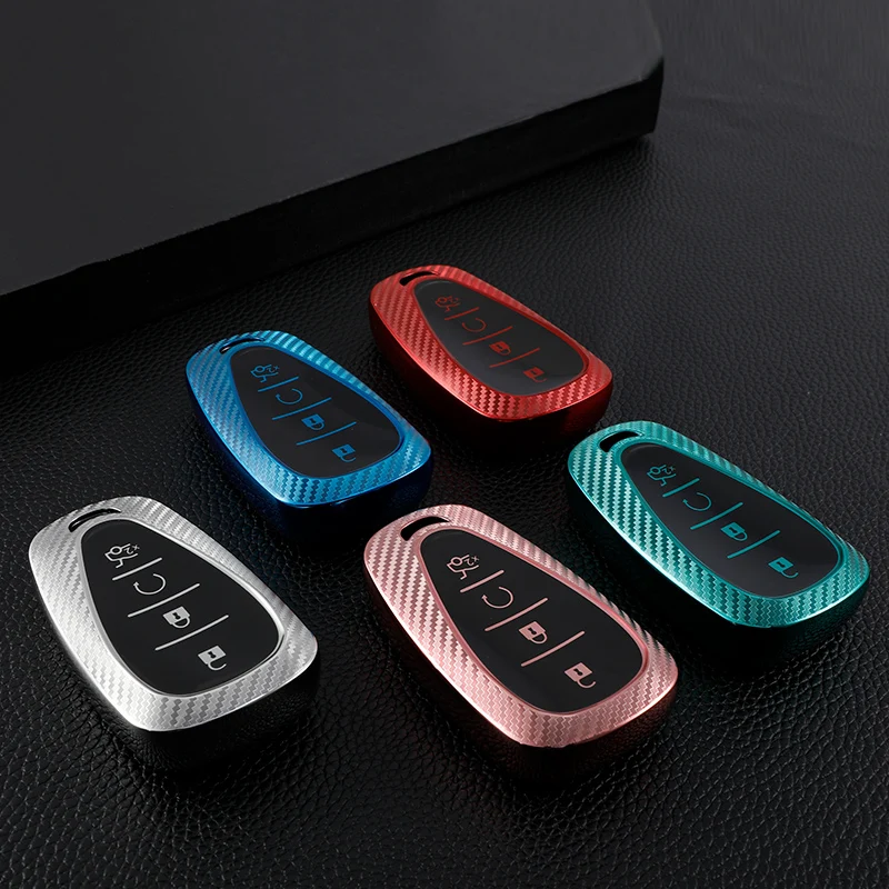 New 4 Buttons TPU Car Key Case Cover Fob For Chevrolet 2017-2019 Chevy Malibu Camaro Cruze Traverse Sonic Volt Bolt Equinox