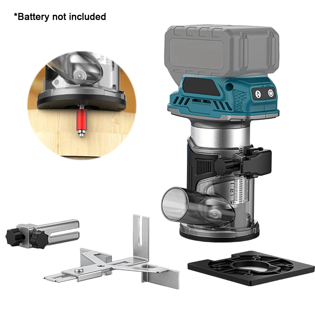 

25*13.5*8.5cm Brushless Router Lightweight Cordless Trimming Router Brushless Router Trim Router Lightweight Aluminum Housing