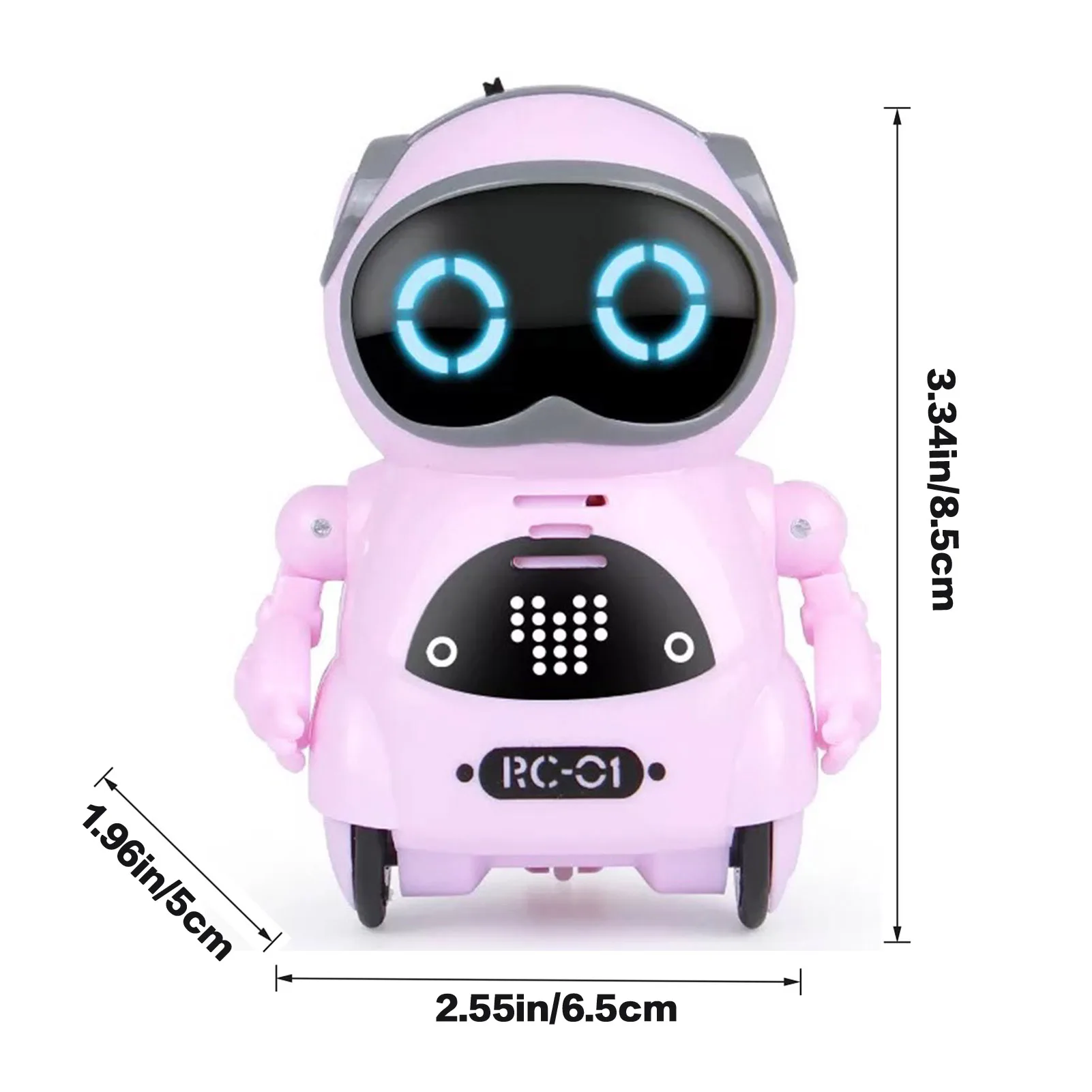 Talking Pocket Robot Toy Multifunctional Fun Educational RC Robot Toy for Children Montessori Educational Toy