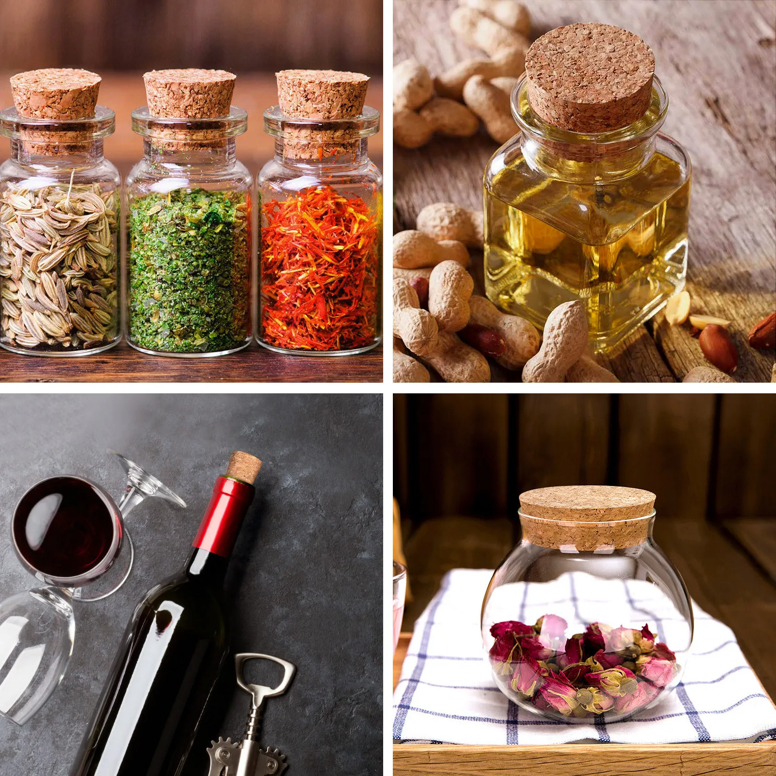 25Pcs Round Natural…