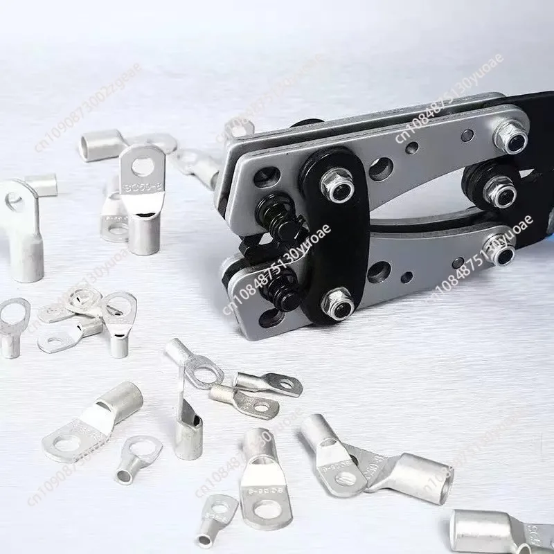 HX-50B Battery Cable Lug Crimping Plier Heavy Duty Wire Lugs,Battery Terminals,Copper Lugs Wire Crimper Tool AWG10,8,6,4,2,1/0