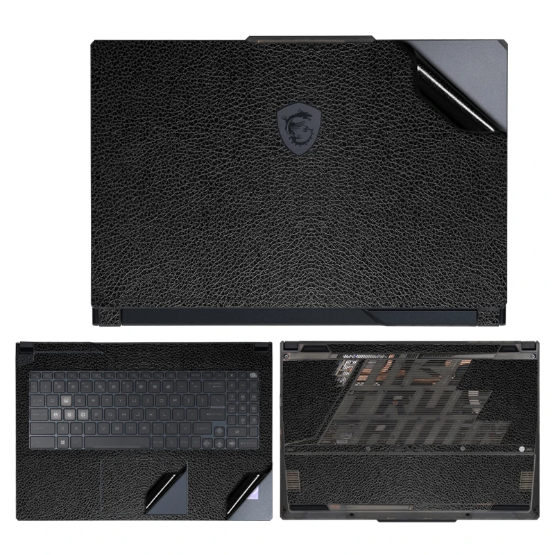 Vinyl Laptop Skin for MSI Cyborg 14 15/Bravo 17 C7VF Protective Film for MSI Creator M16 B13UDX Top lid+Palmrest+Bottom
