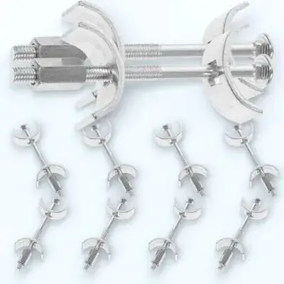 10Pcs Countertop 100Mm Galvanized Steel Adjustable Drawbolt Connector for Kitchen Worktop Joint Furniture Hardware Parts