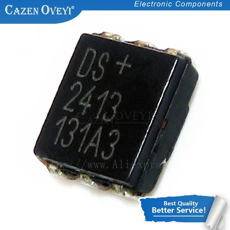 10pcs/lot DS2413P+ DS2413 (3A 2100H) 1100H 1-Wire Dual Channel Addressable Switch TSOC-6pin SOJ-6 In Stock