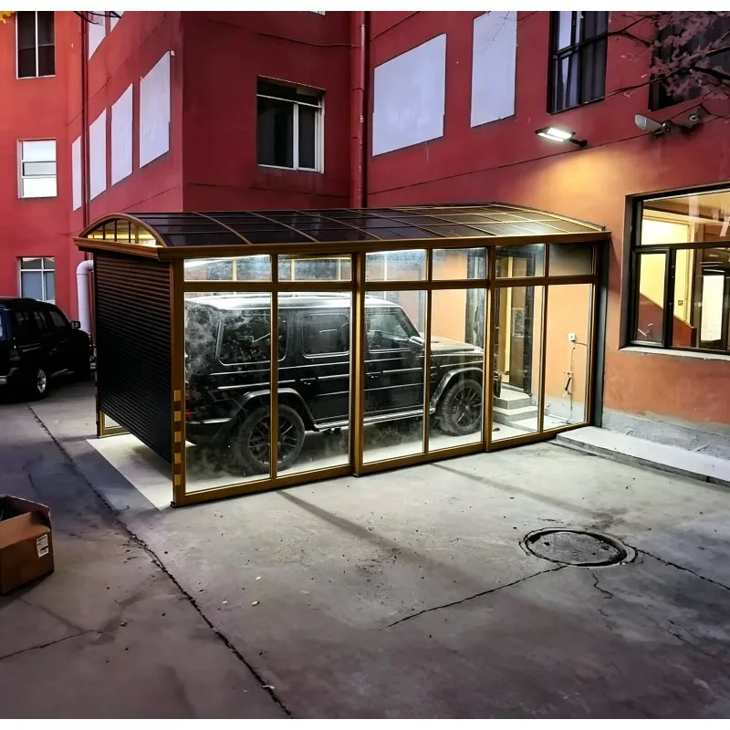 Any Size Custom Retractable Foldable Carport Heavy Home Villa Patio Durable Waterproof Windproof Sun Shade Car Garage Safe Tough