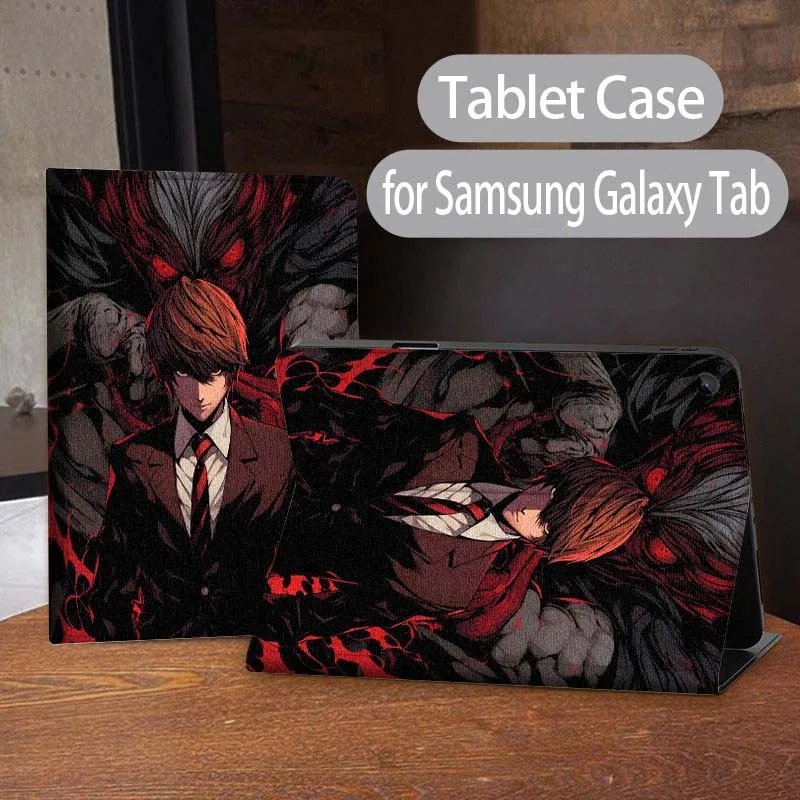 

Anime Death Note Art Logo For Samsung Galaxy Tab A7 A A8 A9 S9 S10 S6 S7 S8 S11 8.7 10.1 10.5 11 10.9 Lite PLus Inch Tablet Case