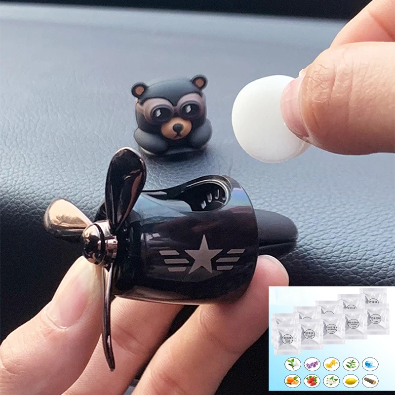 

10 Aromas car perfume air freshener Air Freshener Supplement Car Vent Perfume Refill for Bear Pilot Vent Perfume Diffuser scent