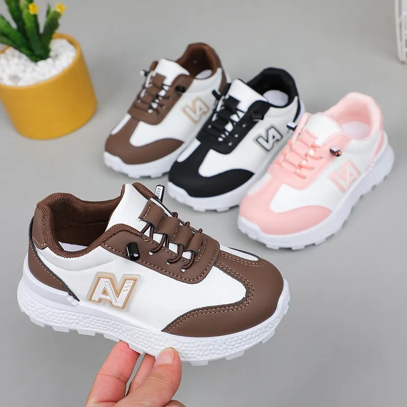 Boys Sneakers Autumn New Casual Shoes for Girls Fashion Non-slip Student Shoes Kids Outdoor Footwears Flats Sport Running Shoes