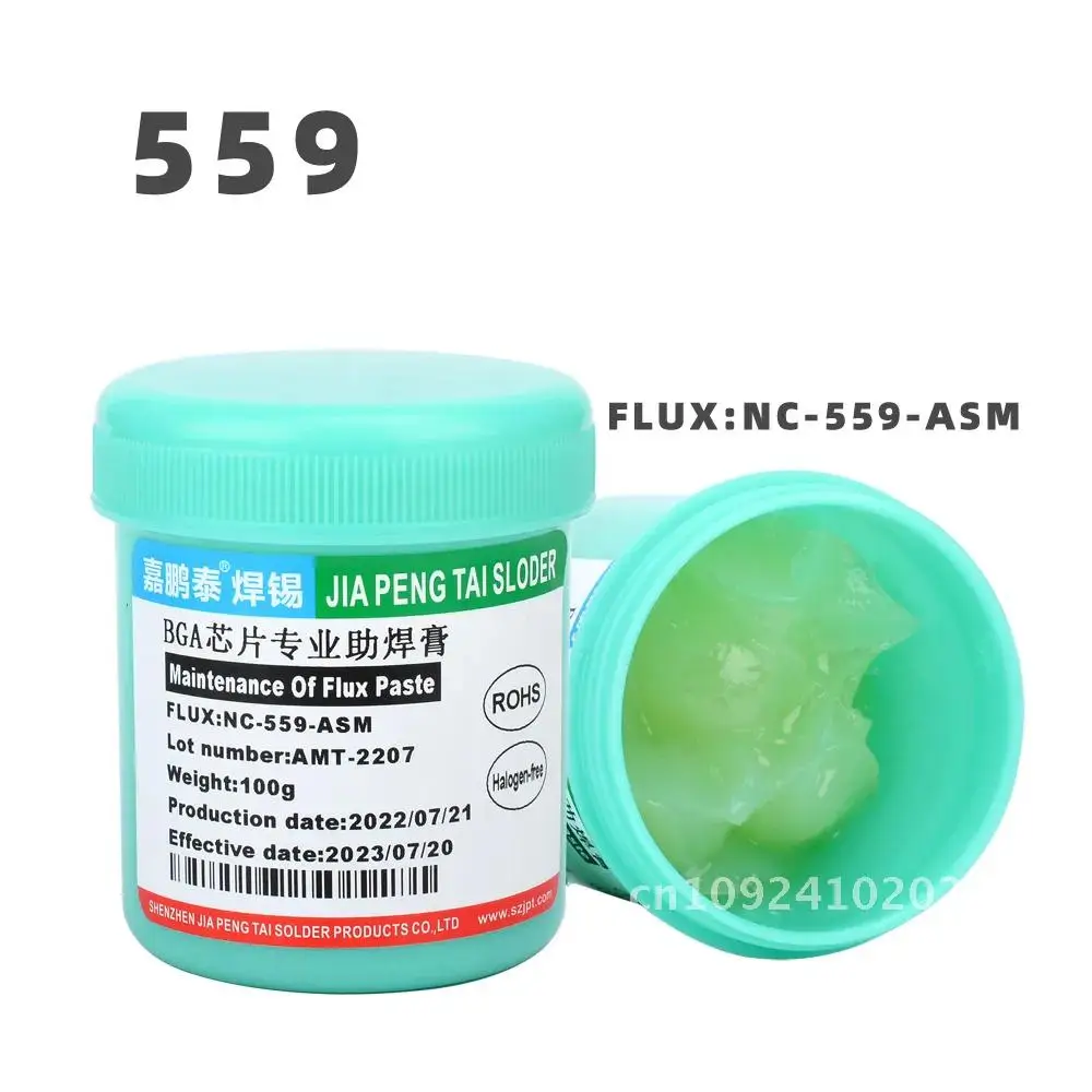 Welding flux Solder paste100g repair solder paste NC-559 cleaning 808 Halogen-free No 223 de solda 558 fluxo