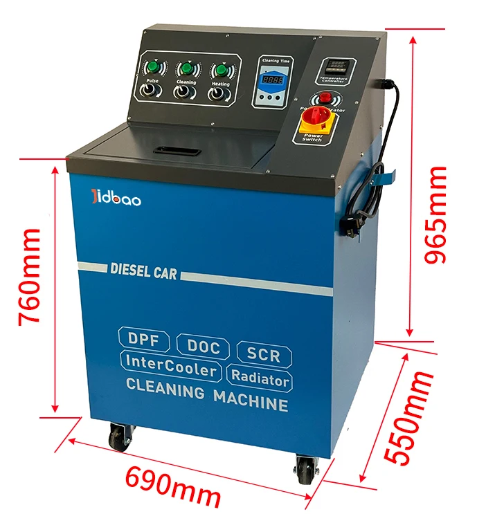 Factory Price Diesel Engine System Cleaning Machine DPF Particulate Filter SCR Urea Tank Cleaning Catalytic Converter Cleaner
