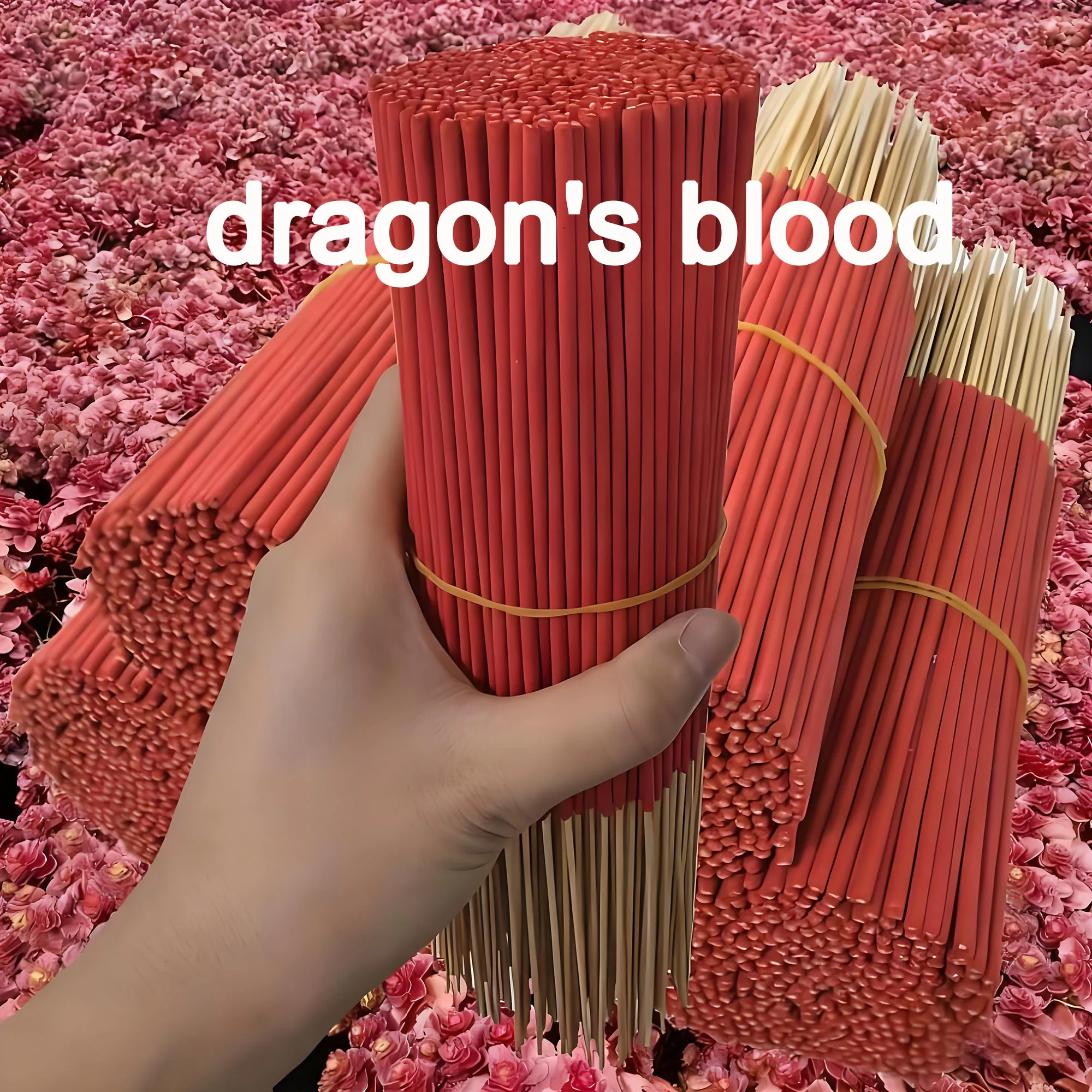 Red Dragon Blood Incense Sticks, 25/105/205/405/705 Sticks, Natural Four-Season Dragon Blood High Quality, Suitable for Home Air Purification, Relaxing Fragrance, Yoga, Office, Tea Room - Perfect for Halloween, Christmas, Easter and Other Holidays