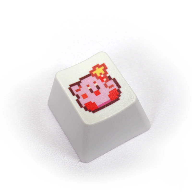 Esc Keycap Persoonlijkheid Pixel Wind Leuke Cartoon Gelukkige Kat Custom Ome Profiel R4 Pbt Materiaal Toetsenbord Cap