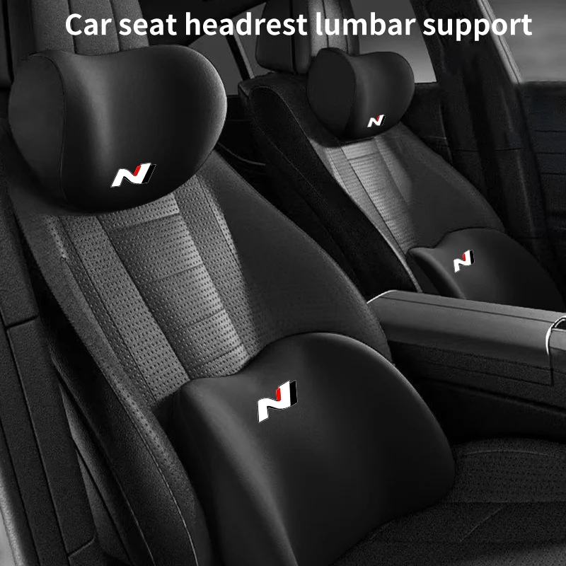 

Car Headrest Neck Pillow Memory Foam Protective Lumbar Support For Hyundai I30 I20 IX35 Accent Tucson Elantra Getz Genesis