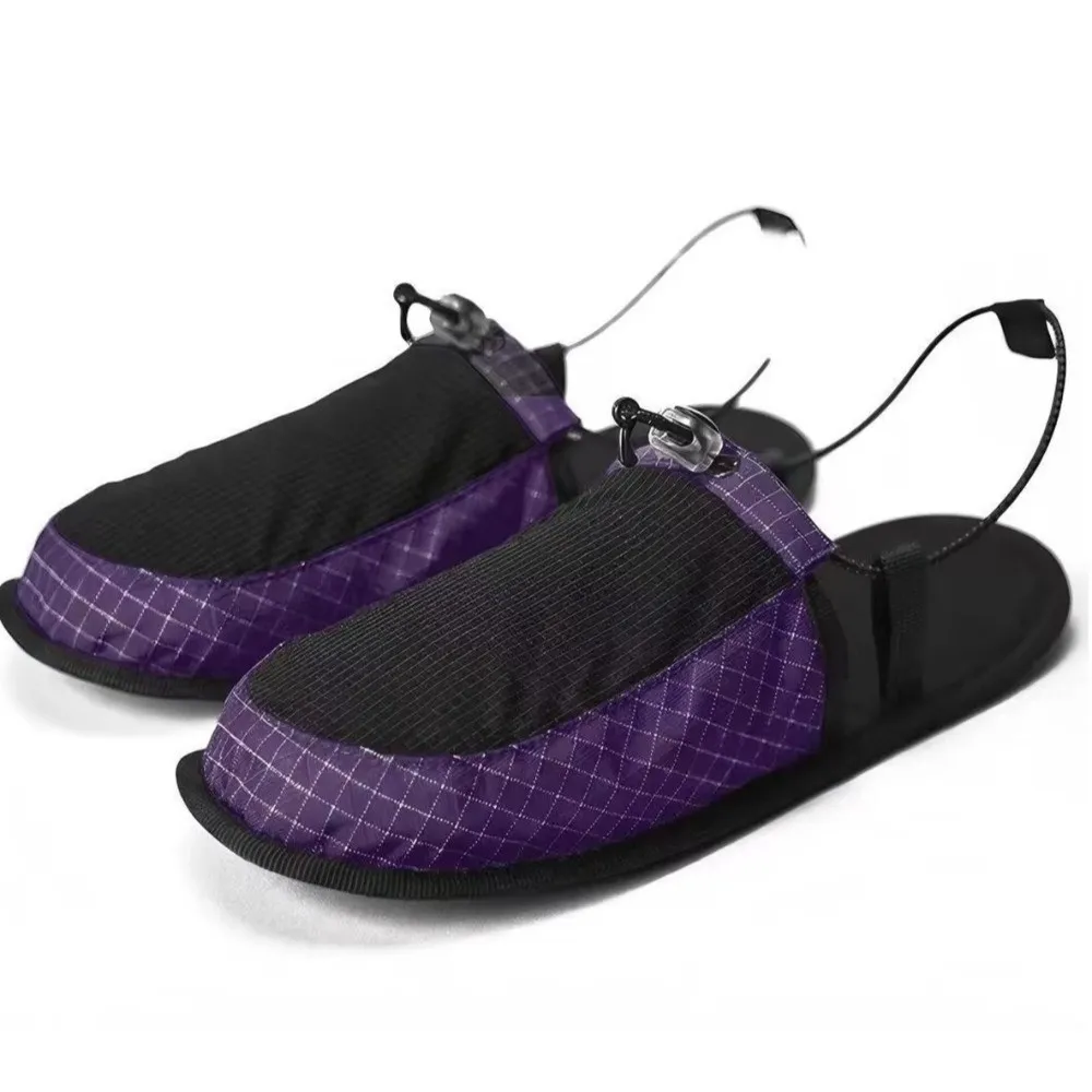 Folding Foldable Foldable Water Slippers Quick Dry Breathable Camp Slippers Anti-slip Portable Travel Slippers Hiking
