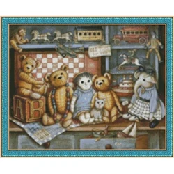 3672 Cross Stitch Kit Cross-stitch Christmas Products Promotion Homfun Stich DIY Craft Embroidery Fabric Thread Set Hobby Adult