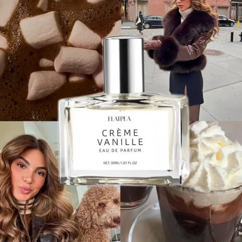 Franse Vanille Karamel Crème Parfum Alcoholvrij Eau De Parfum Onweerstaanbare Charme Parfum Luxe Oosterse Romantische Geur 30ml