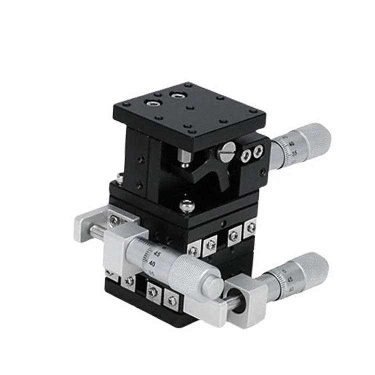 LGD40 60-C L R Series Manual Optical Fine-Tuning Platform XYZ Axis Slide Table Precision Micrometer Displacement Core Bearing