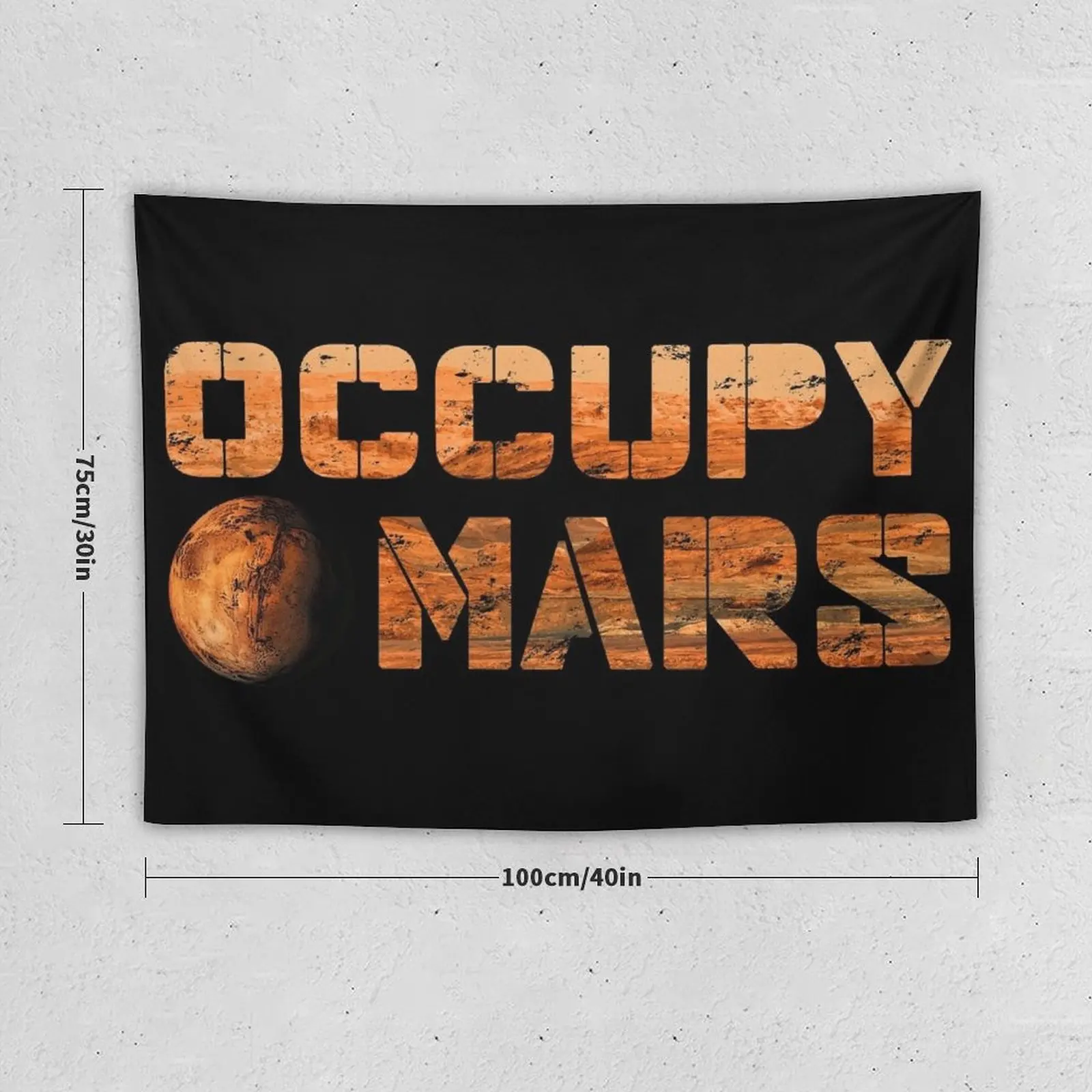 New Occupy Mars Tapestry House Decoration Wall Hanging