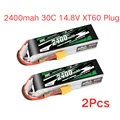 2Pcs 2400mah 4S XT60