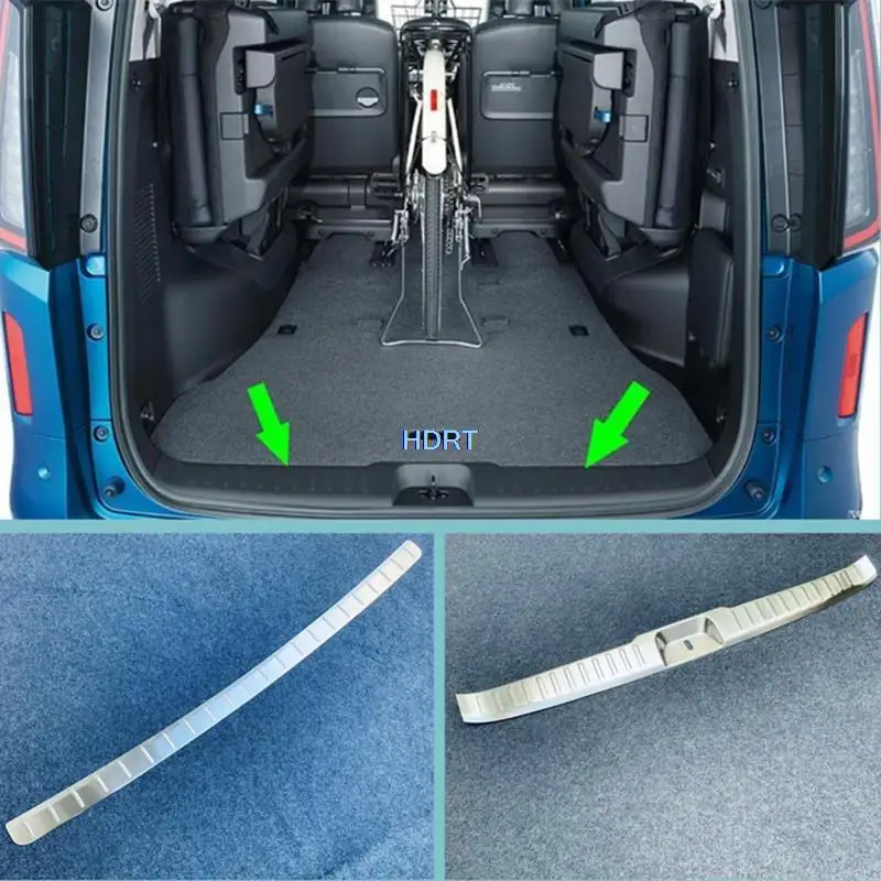 

Car Styling Rear Trunk Guard Door Sill Plate Welcome Pedal Protector Decoration Accessories Cover For Nissan Serena C28 2023 +