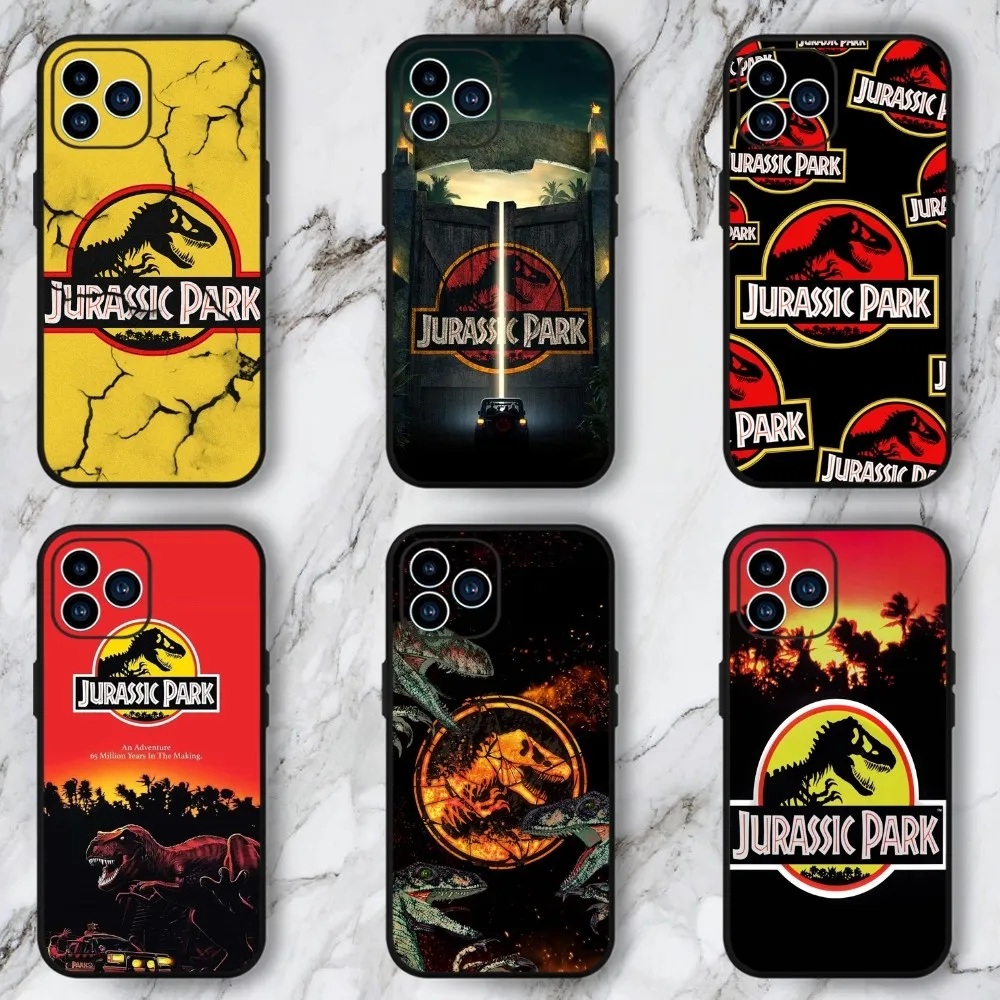 Film J-Jurassic Parks Dinosaur World Phone Case For Samsung Galaxy S22 S23 Ultra S21 S20 FE Plus Note 20 Soft Cover