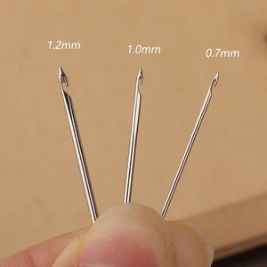 Nakış, 3 İğneli Tambur Kancası, Metal Kalem, Çapraz Dikiş El Sanatları Seti, Tığ İşi, Fransız ve DIY Dikiş örgü seti 1 Satışta ilk 10 veya çapraz dikiş için kelepçe-no. 3