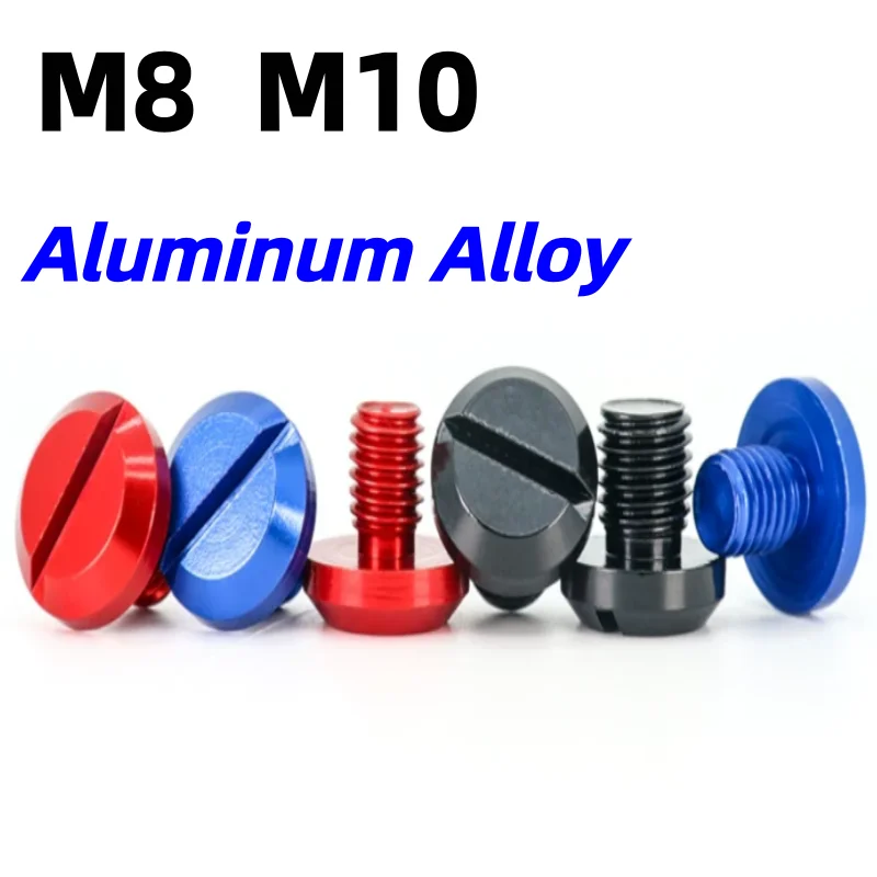 Picth:1.25mm Anti Rust CNC Aluminum Motorcycle Rear View Mirror Hole Plugs M8 M10 Screws Rearview Mirror Holder Accessories