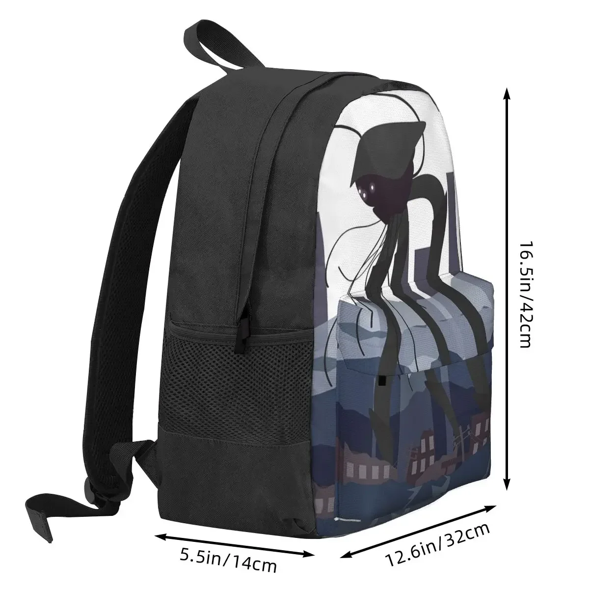 War Of The Worlds Martian Tripod Backpack Hot Sale Daypack Large Capacity Children BookBag School BagShoulder Bags for Men Women