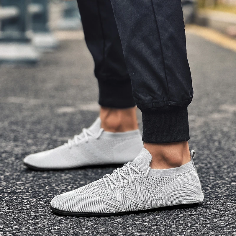 Neue Mesh Loafer Männer Fahren Mokassins Hohe Qualität Wohnungen Wanderschuhe Atmungsaktive Rutschfeste Casual Faulenzer Sommer Herren Schuhe