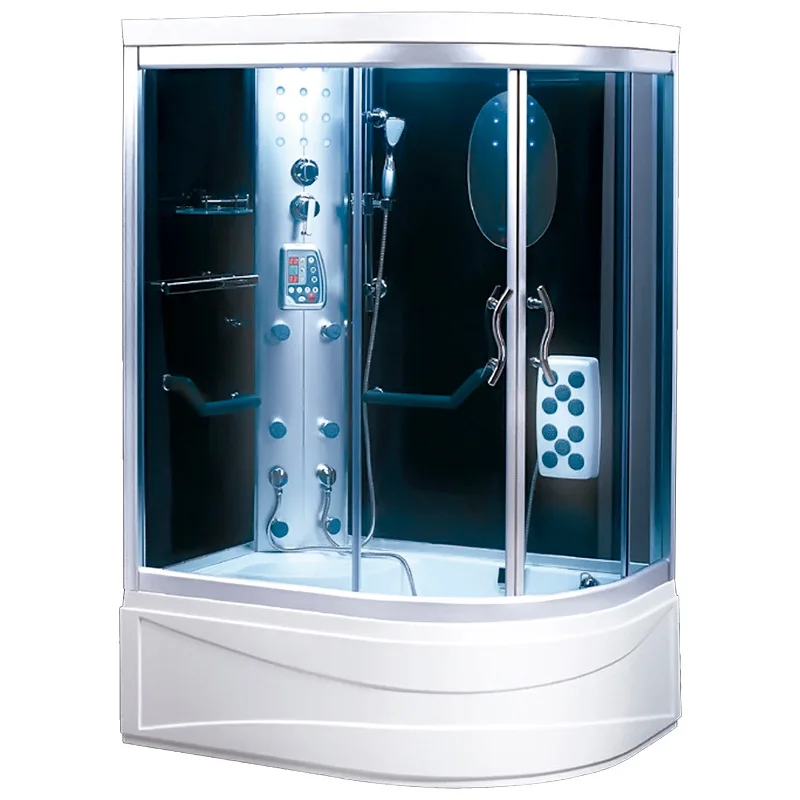 Luxury Bathroom 2 Person Indoor Complete Shower Steam Room With Massage