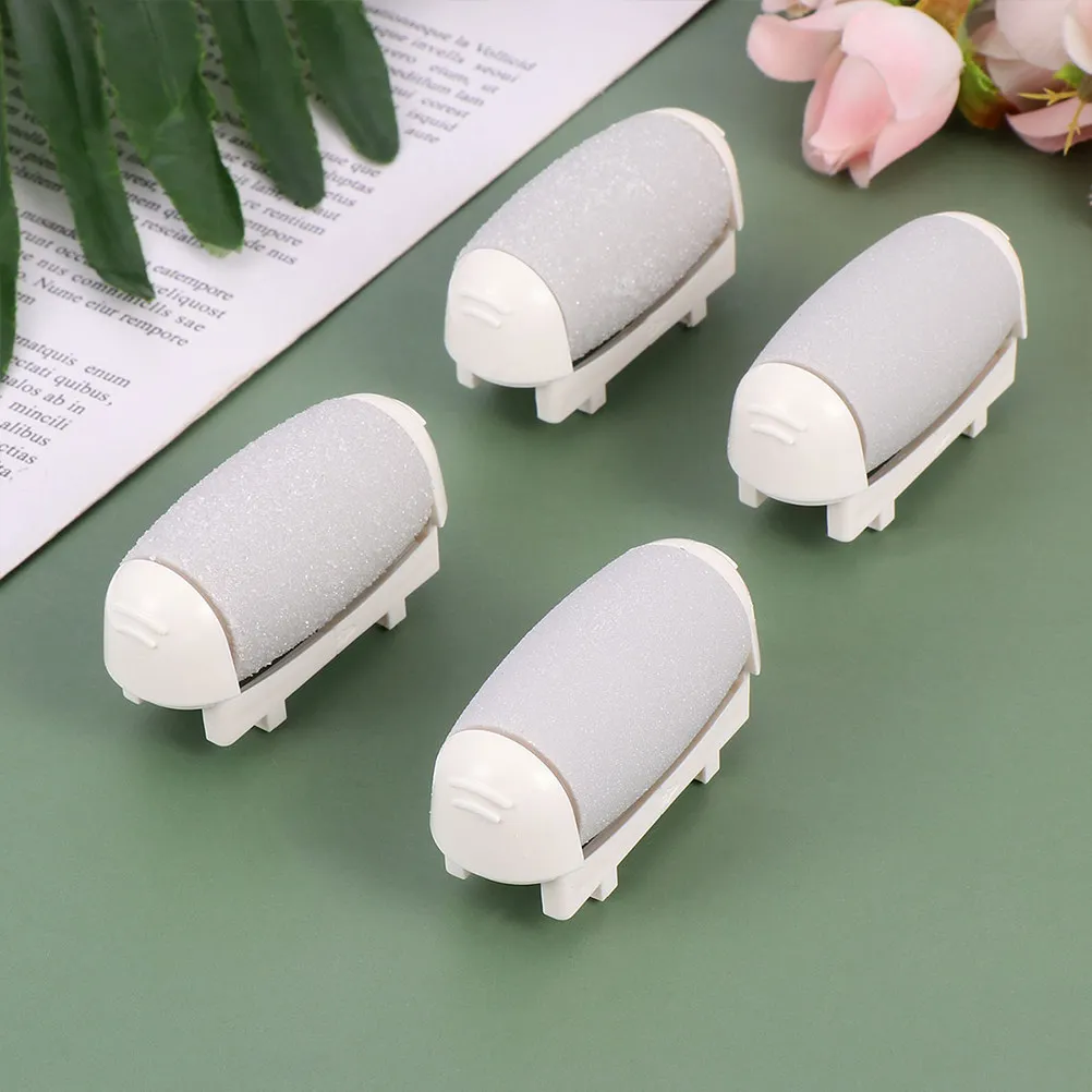 6Pcs Calluses Remover Replacement Roller Heads Foot Grinding Tool Dead Skin Remover Pedicure Tool Effective Rough Skin Removal