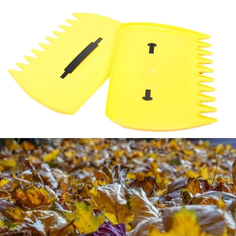 

Garden & Yard Leaf Scoops Hand Rakes Large Sized Multiple Use for Leaves Lawn Debris & Trash Pick Up Good Use 1 Pair