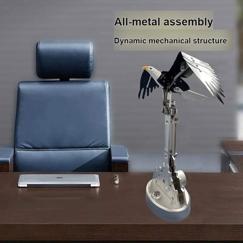 DM337 Mechanical Eagle Metal Mechanical Model Kit DIY 3D Assembly Science Learning Toy