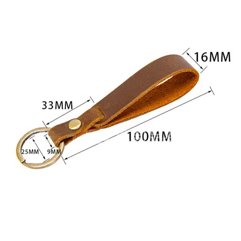 10 best sales lädernyckelring - №5