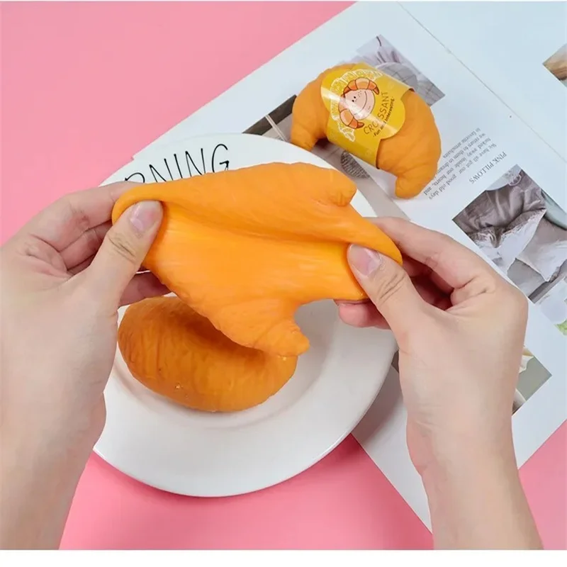 Croissant pain anti-Stress jouet sensoriel Fidget jouet anti-Stress Fidget jouet pour enfants et adultes délicat drôle presser cadeaux