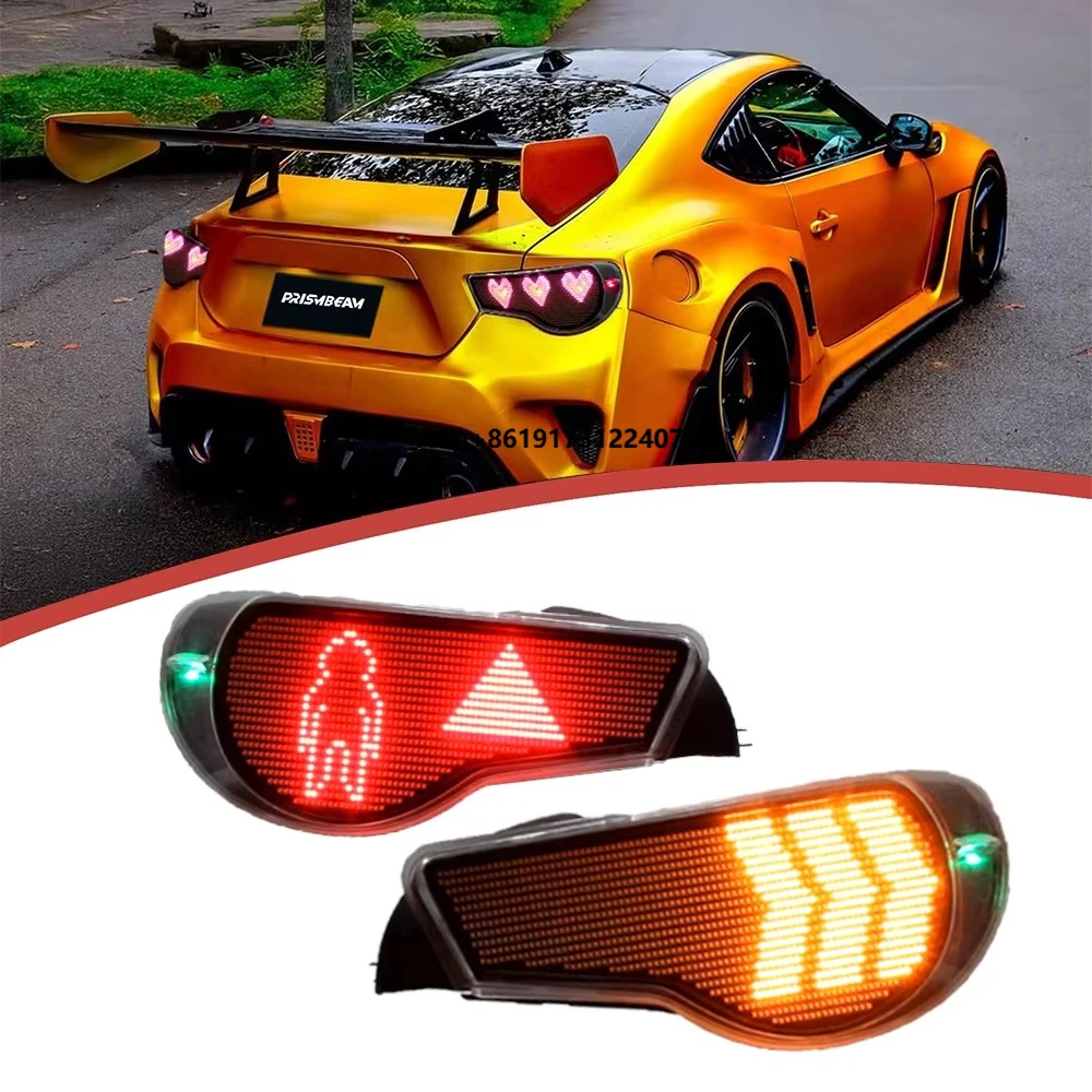 

New Design Car Tail Lamps Assembly Led Digital Lights for Gt86 2012-2023 86 Modified Taillights
