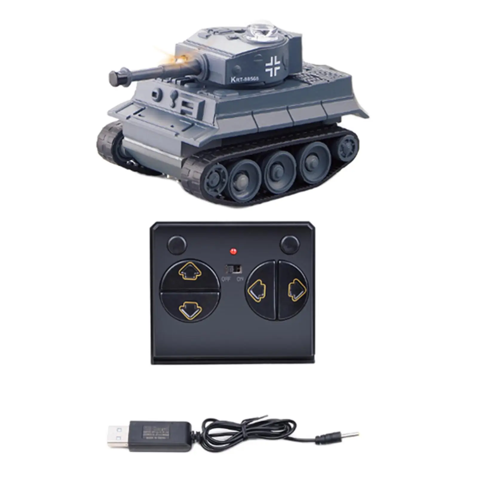 Mini RC Tank รีโมทคอนโทรล รีโมทคอนโทรล ถังของเล่น