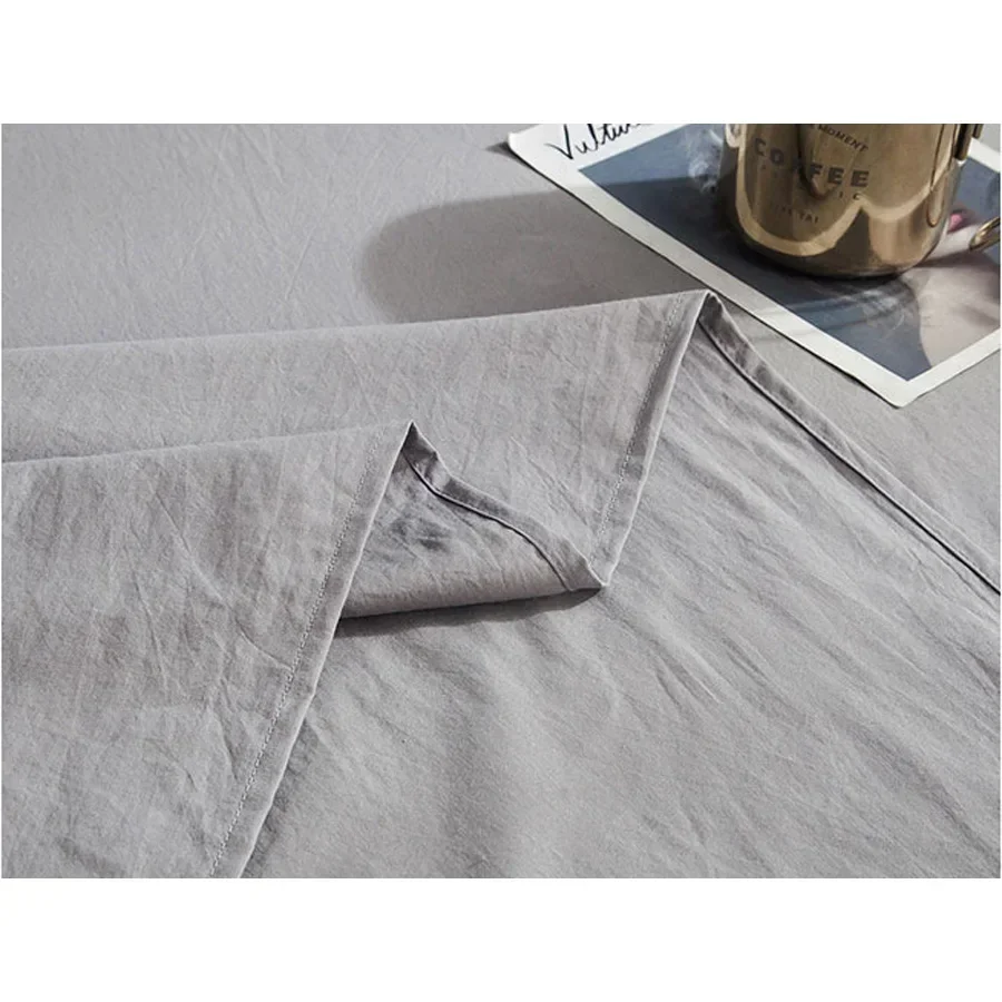 Pure Cotton Flat Bed Sheet Summer Bedspread Soft Bed Linens 2 People Couple Luxury Double Bed Bedding King Size Bedsheet